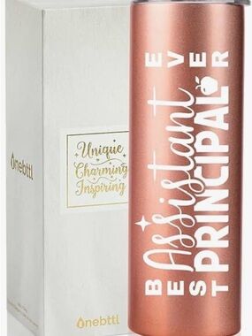 Rose Gold 'Assistant Principal' Tumbler